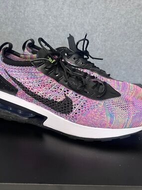 Nike Air Max Flyknit Racer Women Size 9 Multicolor Running Sneakers DM9073-300